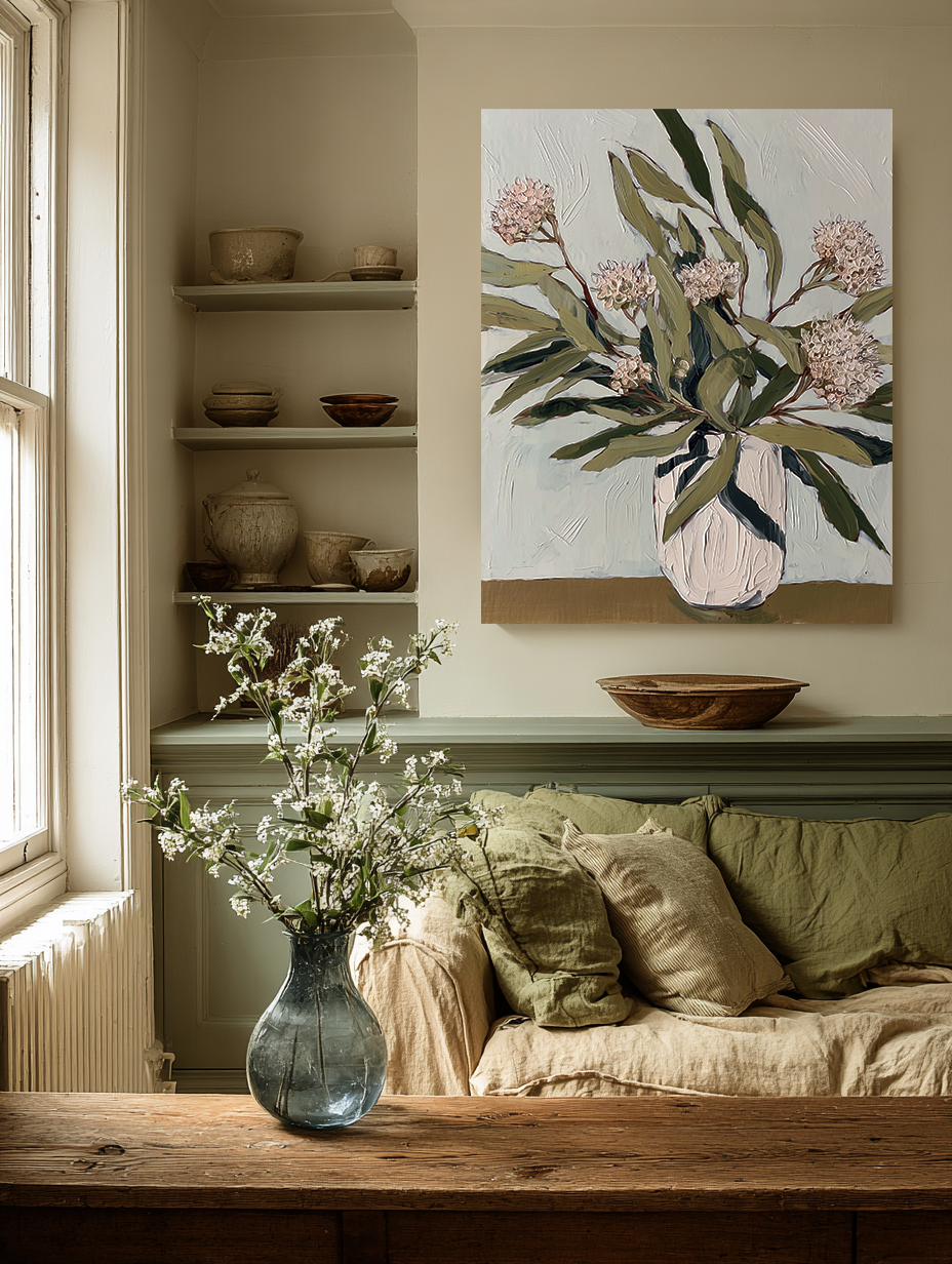 Blush Floral Atelier — Botanical Fine Art Print · Verilucent House