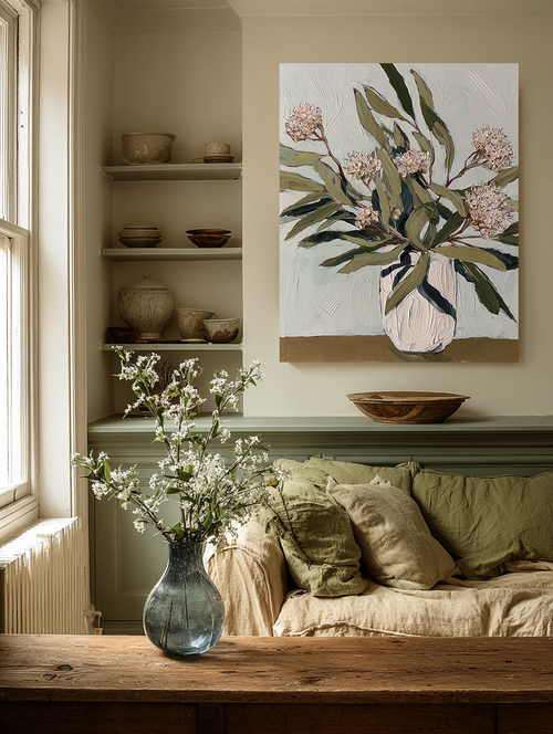 Blush Floral Atelier — Botanical Fine Art Print · Verilucent House