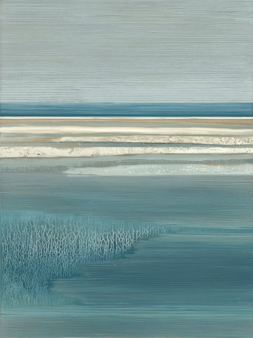 Coastal Drift IV – calming coastal seascape fine art print by Paula Freeman, 36x48 inch canvas