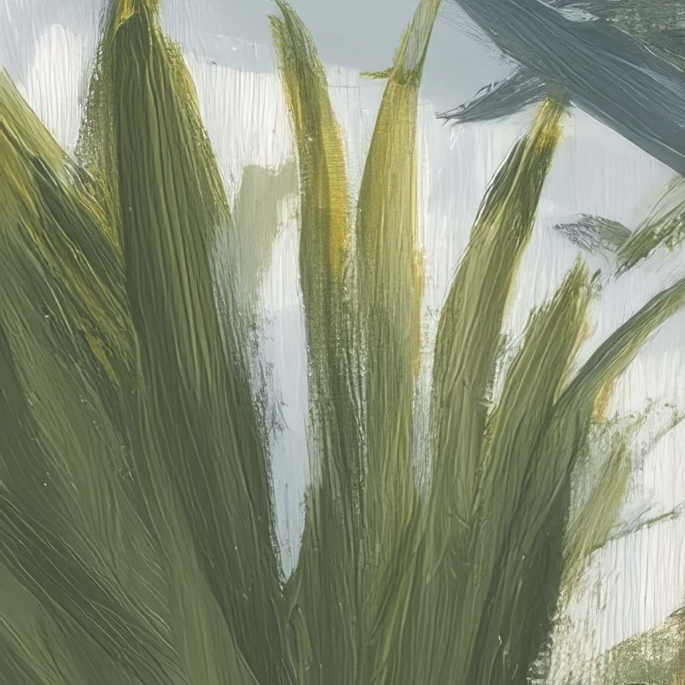 Coastal Breeze II detail – close-up of airy ocean tones and soft sea horizon