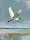 Estuary Light II – radiant estuary landscape fine art print by Paula Freeman, 36x48 inch canvas