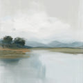 Grey Sky I – moody coastal square fine art print by Paula Freeman, 40x40 inch canvas