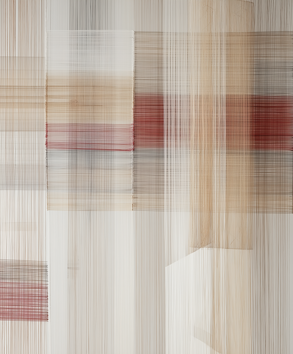 Textile with woven pattern in neutral colors