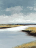 Marsh Horizon – sweeping coastal marsh landscape fine art print by Paula Freeman, 36x48 inch canvas