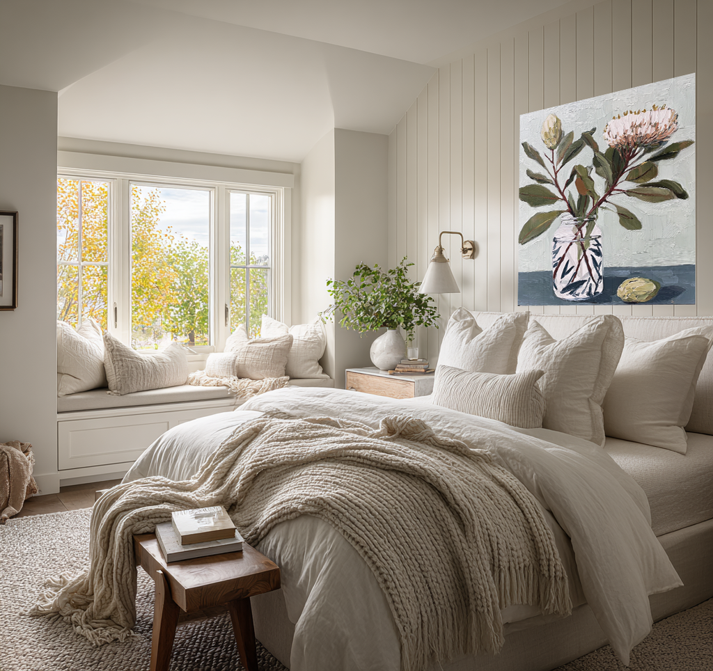 Blushing Bloom I — Botanical Fine Art Print · Verilucent House