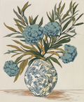 Faded Indigo Arrangement — Botanical Fine Art Print · Verilucent House