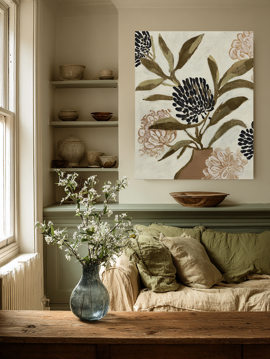 Heirloom Floral I — Botanical Fine Art Print · Verilucent House