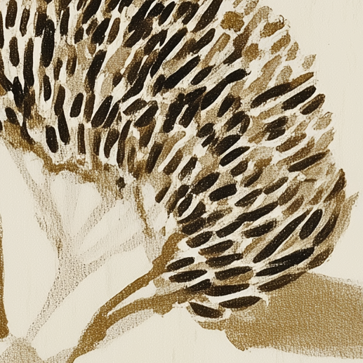 Ochre Study I — Botanical Fine Art Print · Verilucent House