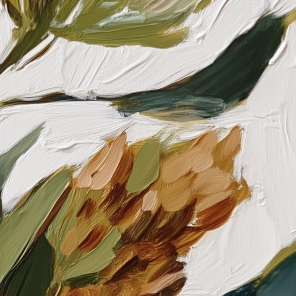 Ochre Floral Atelier — Botanical Fine Art Print · Verilucent House
