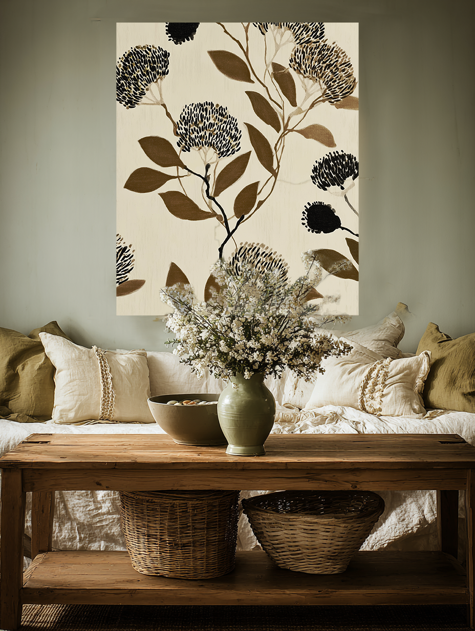 Ochre Study I — Botanical Fine Art Print · Verilucent House