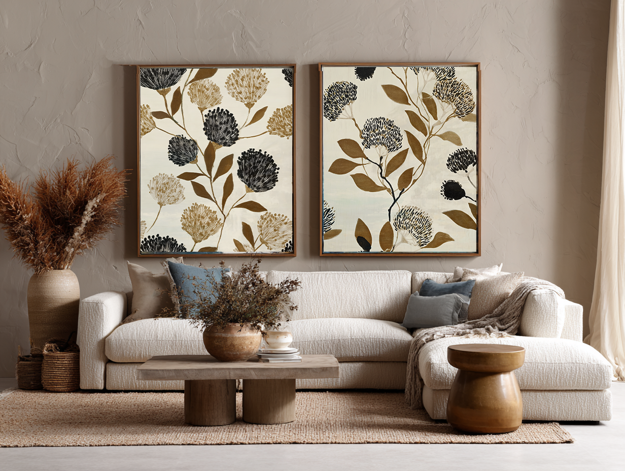 Ochre Study I — Botanical Fine Art Print · Verilucent House
