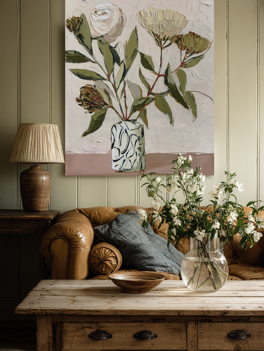 Pale Bloom — Botanical Fine Art Print · Verilucent House